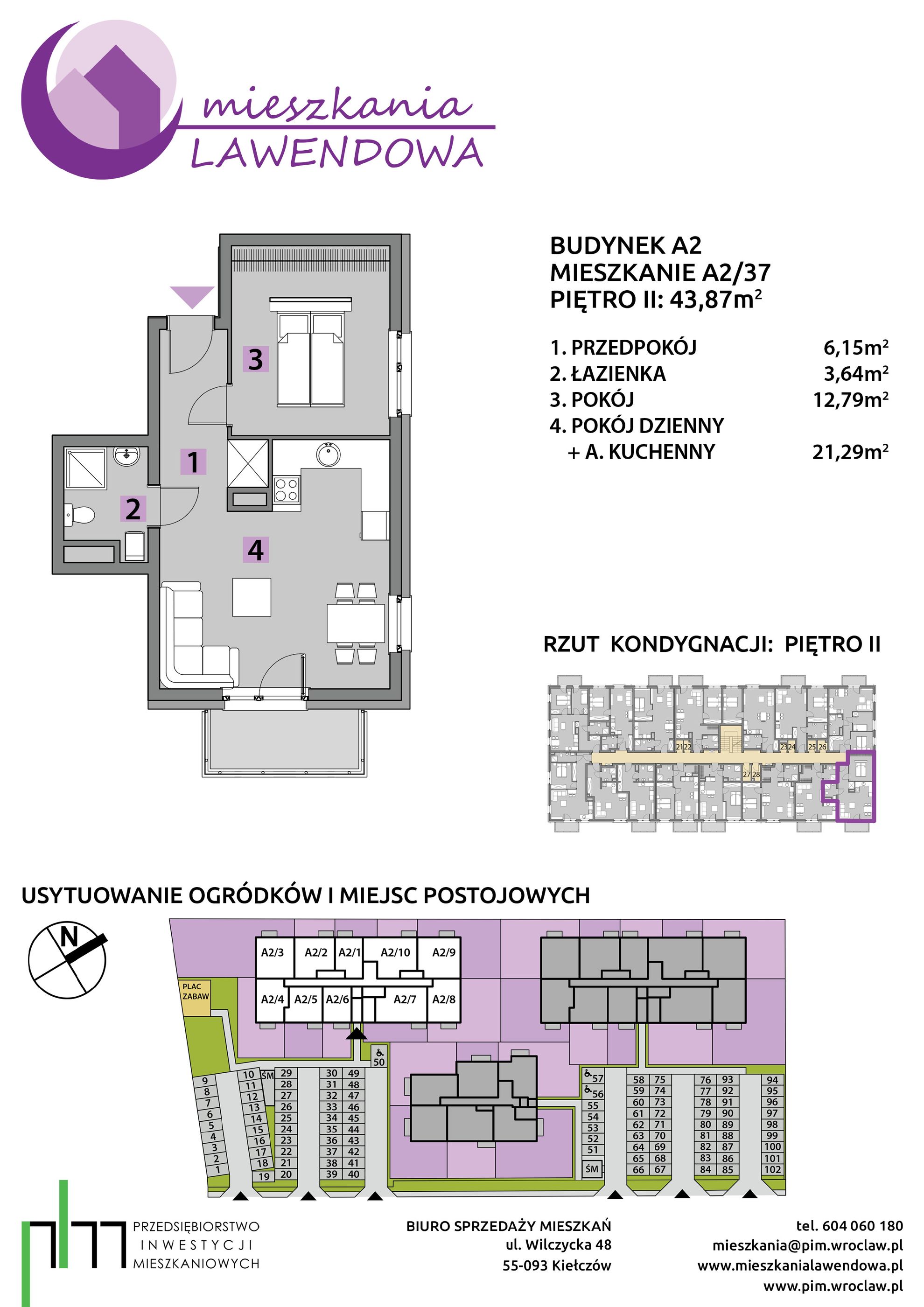 Mieszkania Lawendowa - piętro 2
